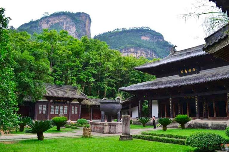 A scenic view of wuyi palace