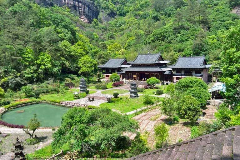 A scenic view of wuyi palace