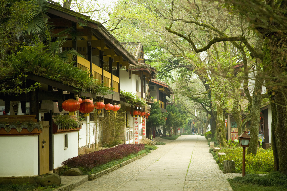 A scenic view of wuyi palace