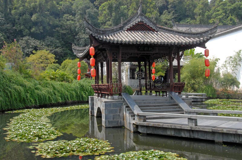 A scenic view of Wuyuan Jiangwan