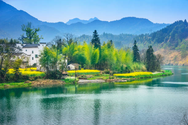 A scenic view of Wuyuan Jiangwan