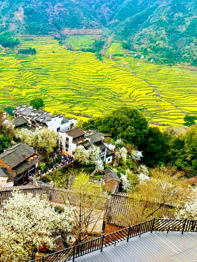 A scenic view of Wuyuan Jiangwan