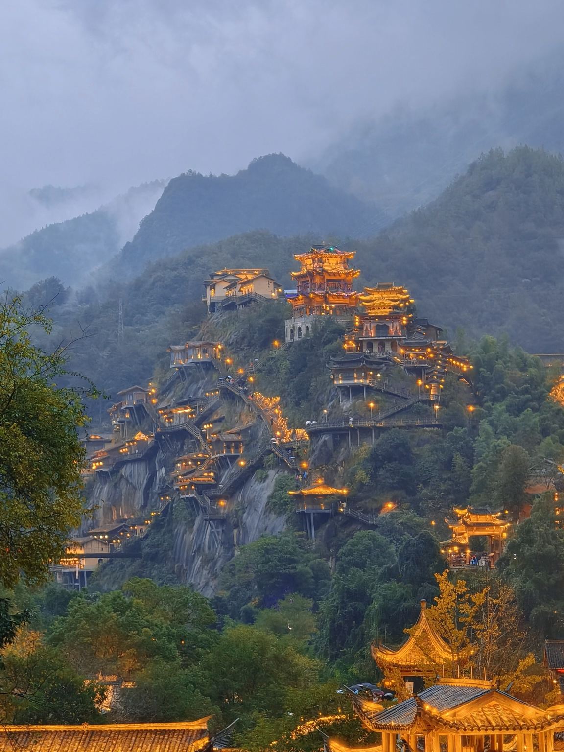 A scenic view of Wuyuan Jiangwan