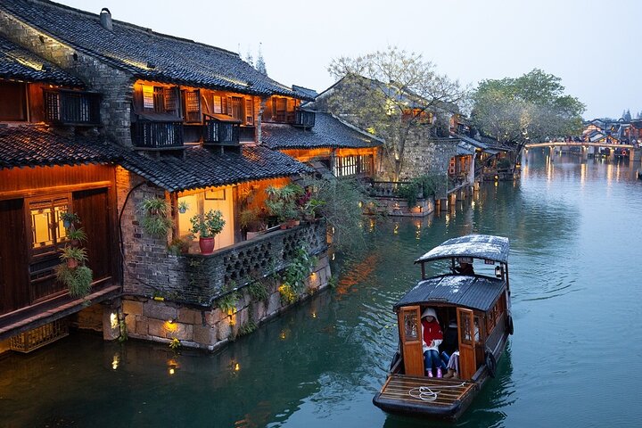 A scenic view of wuzhen water town
