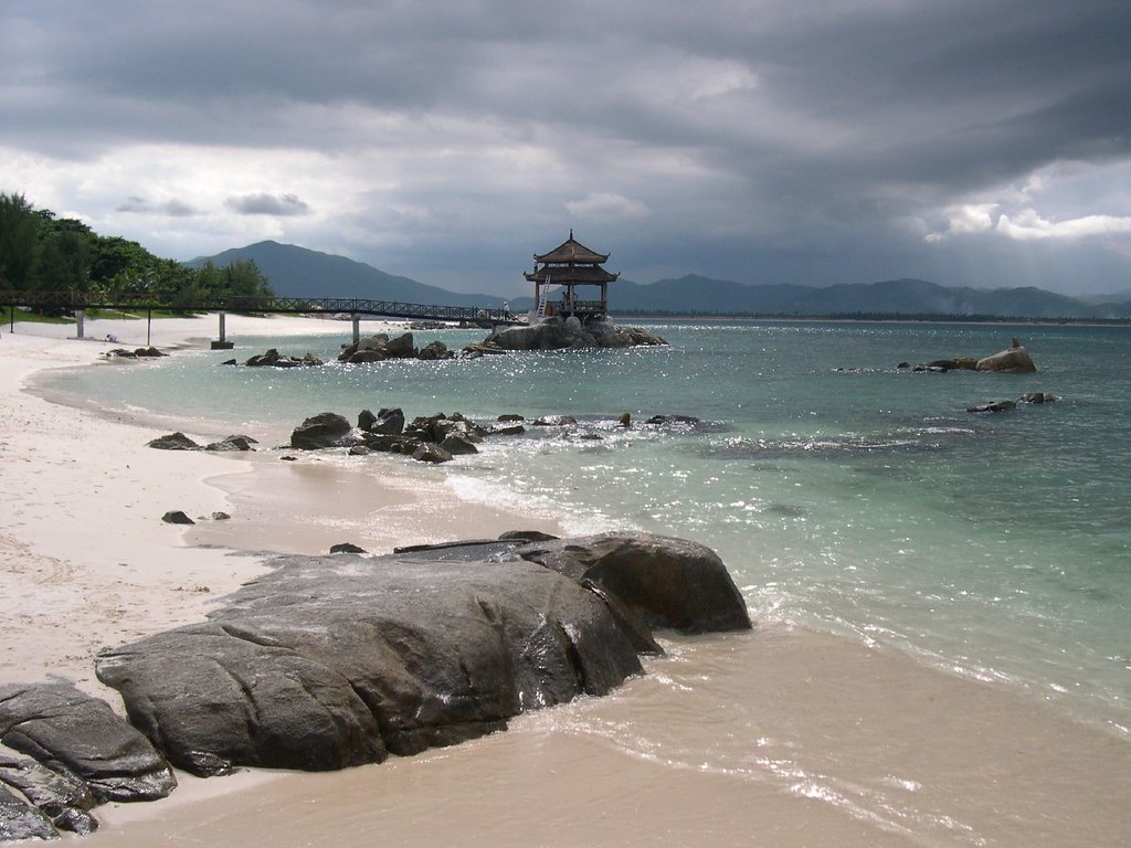 A scenic view of wuzhizhou_island