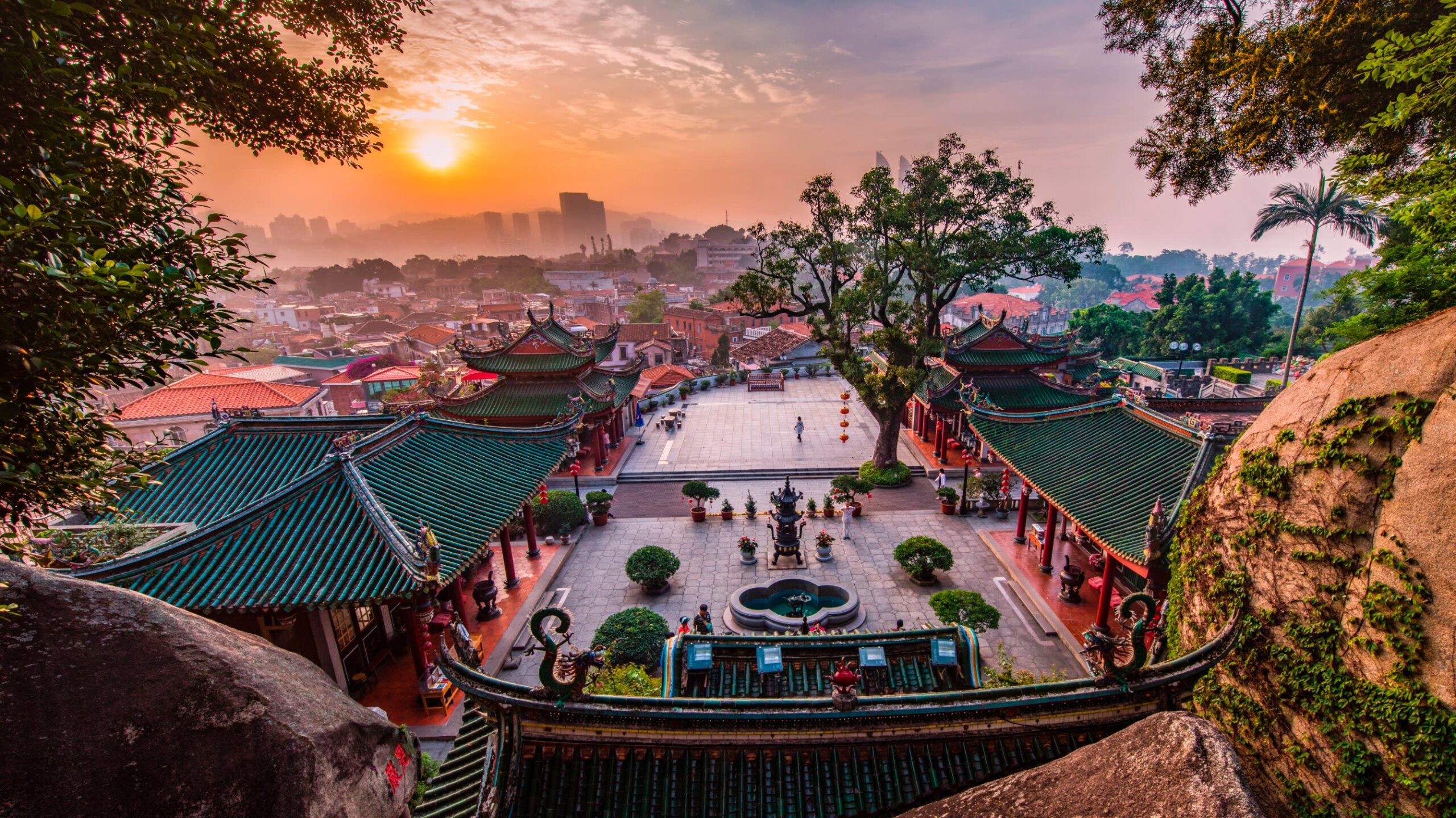 A scenic view of xiamen piano museum
