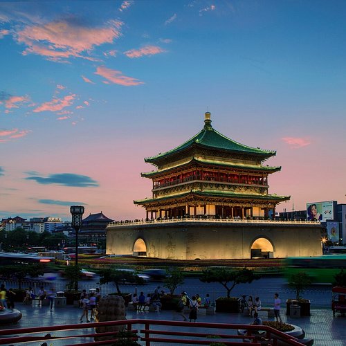 A scenic view of xian_city_god_temple