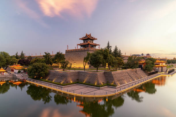 A scenic view of xian_city_wall