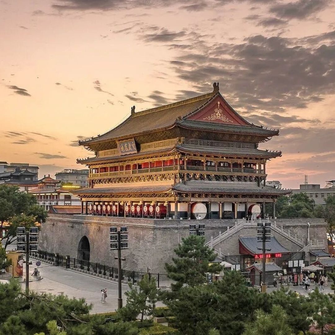 A scenic view of xian_city_wall