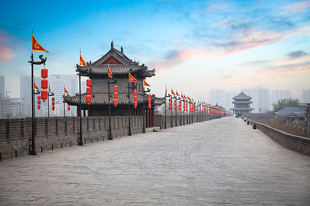 A scenic view of xian_city_wall