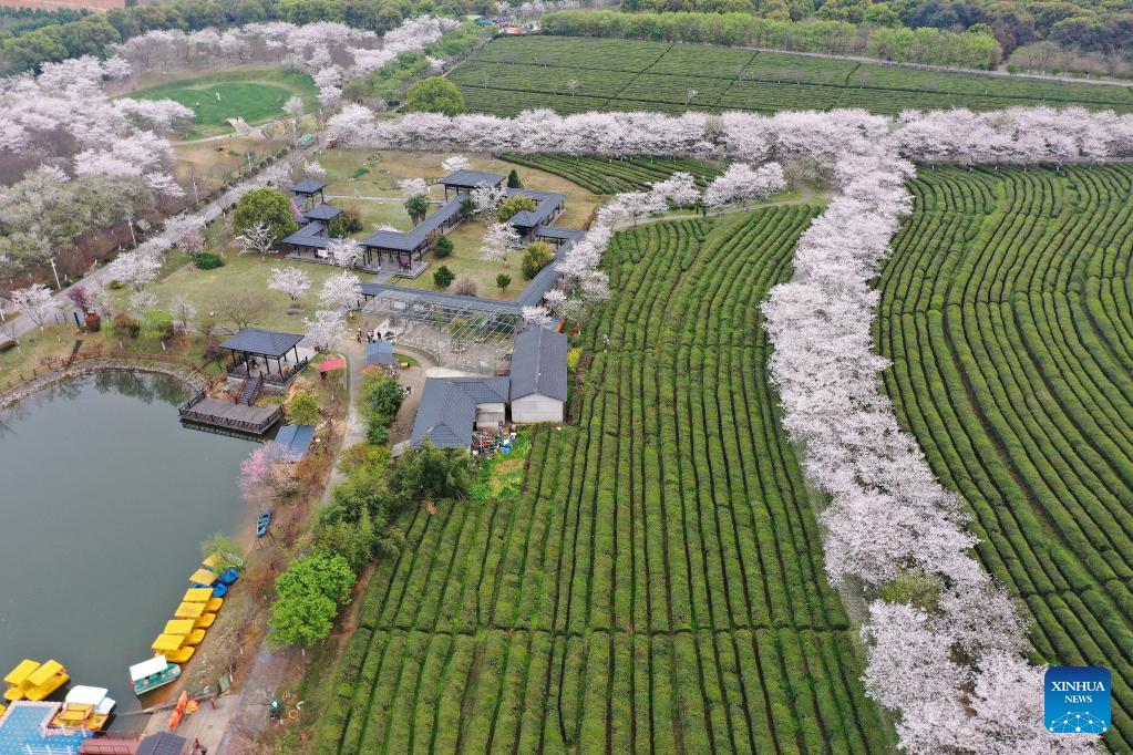 A scenic view of xianggu_shanzhuang_scenic_area