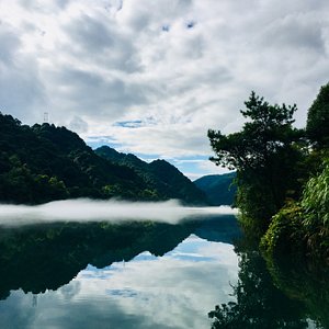 A scenic view of xiangjiadang lake