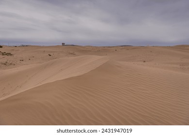 A scenic view of xiangshawan_singing_sand_ravine