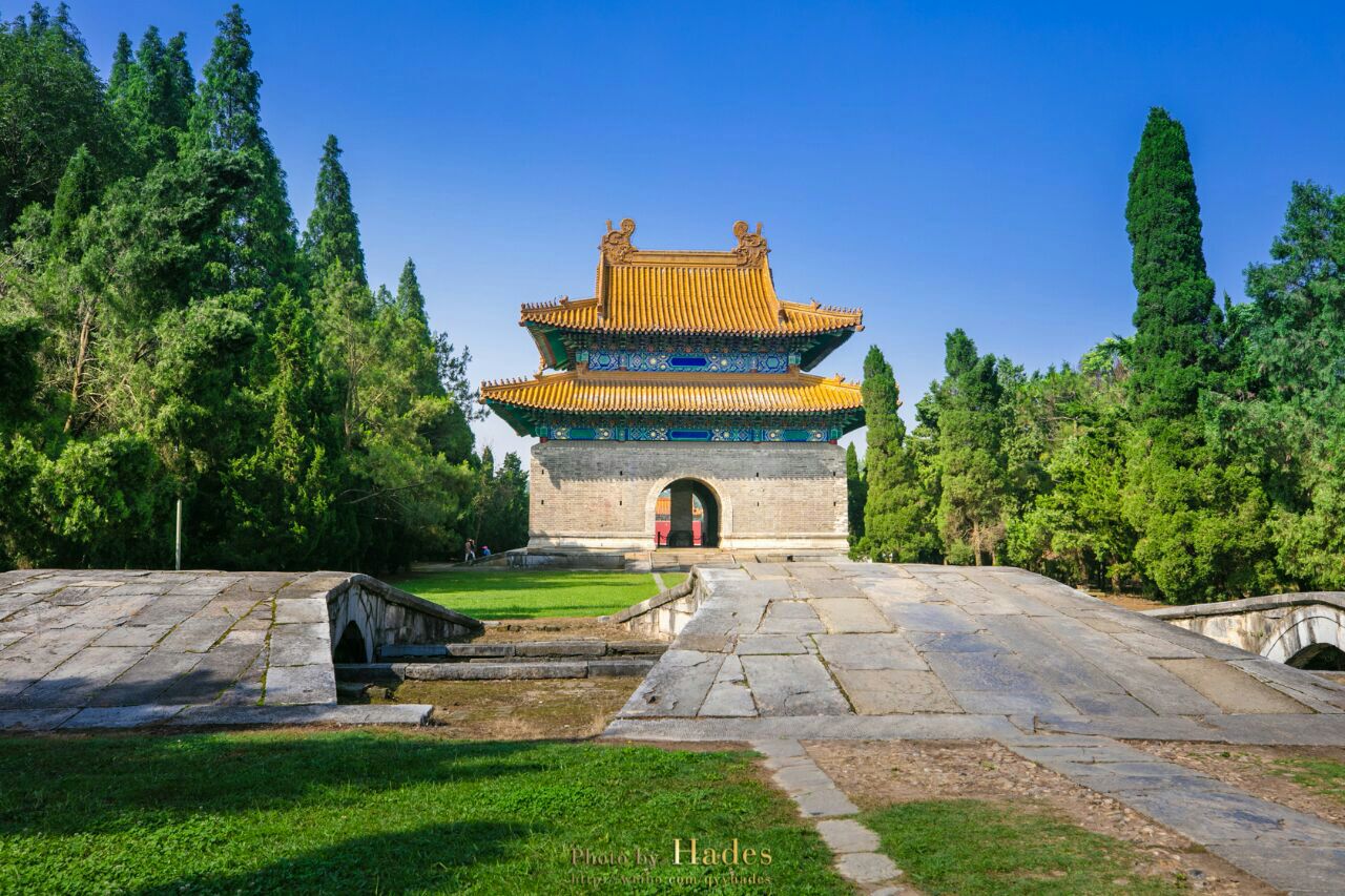 A scenic view of Xianling Mausoleum