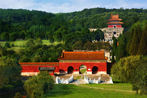 A scenic view of Xianling Mausoleum