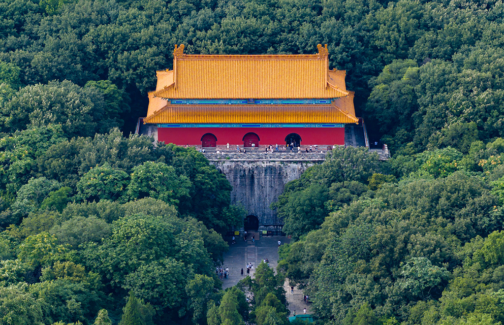 A scenic view of Xianling Mausoleum Heritage