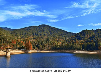 A scenic view of Xianshen Lou