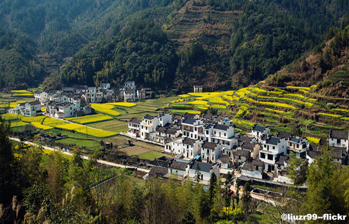 A scenic view of Xiaoqi Village