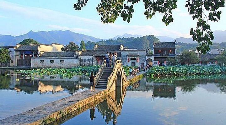 A scenic view of Xiaoqi Village