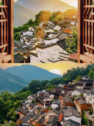 A scenic view of Xiaoqi Village