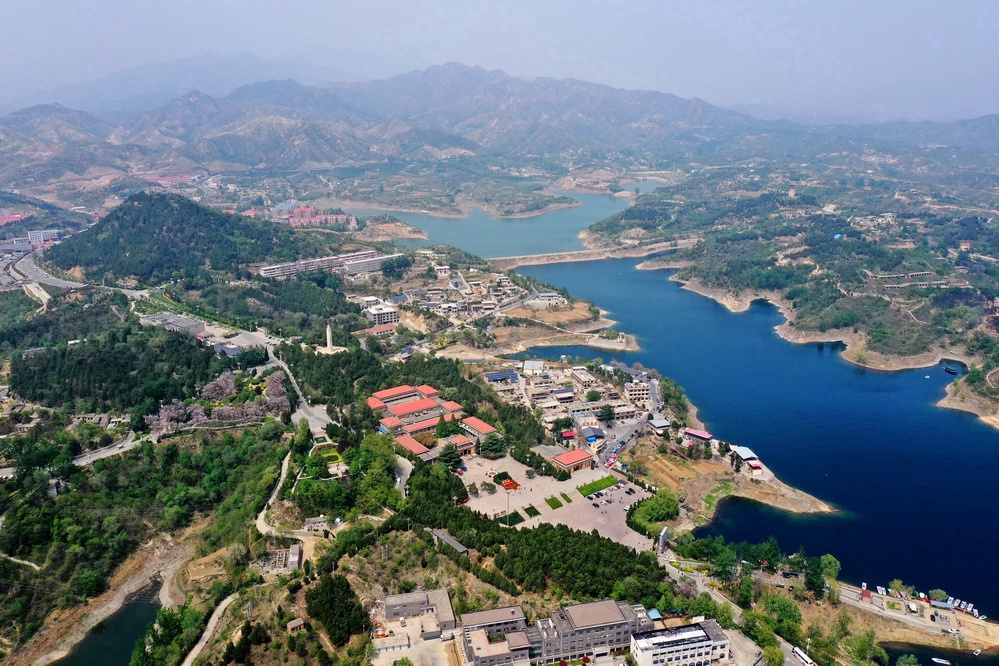 A scenic view of Xibaipo Memorial
