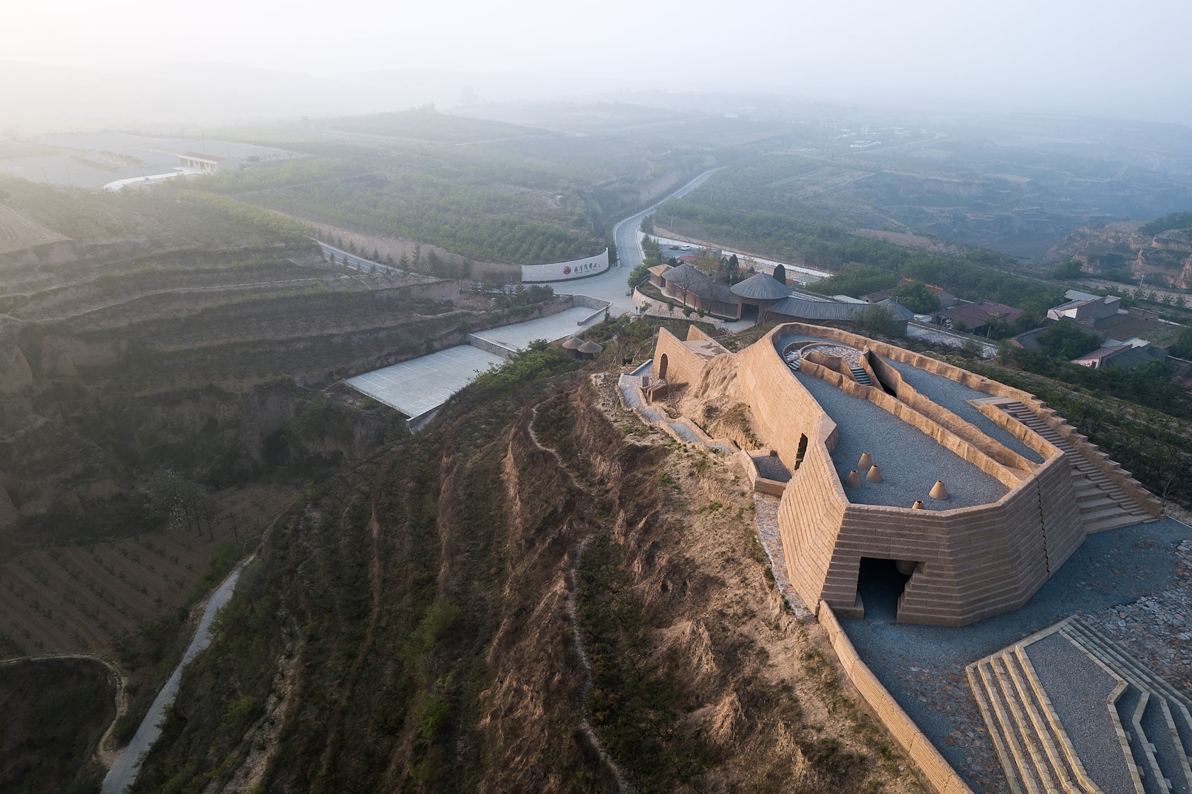 A scenic view of Xihoudu Ruins