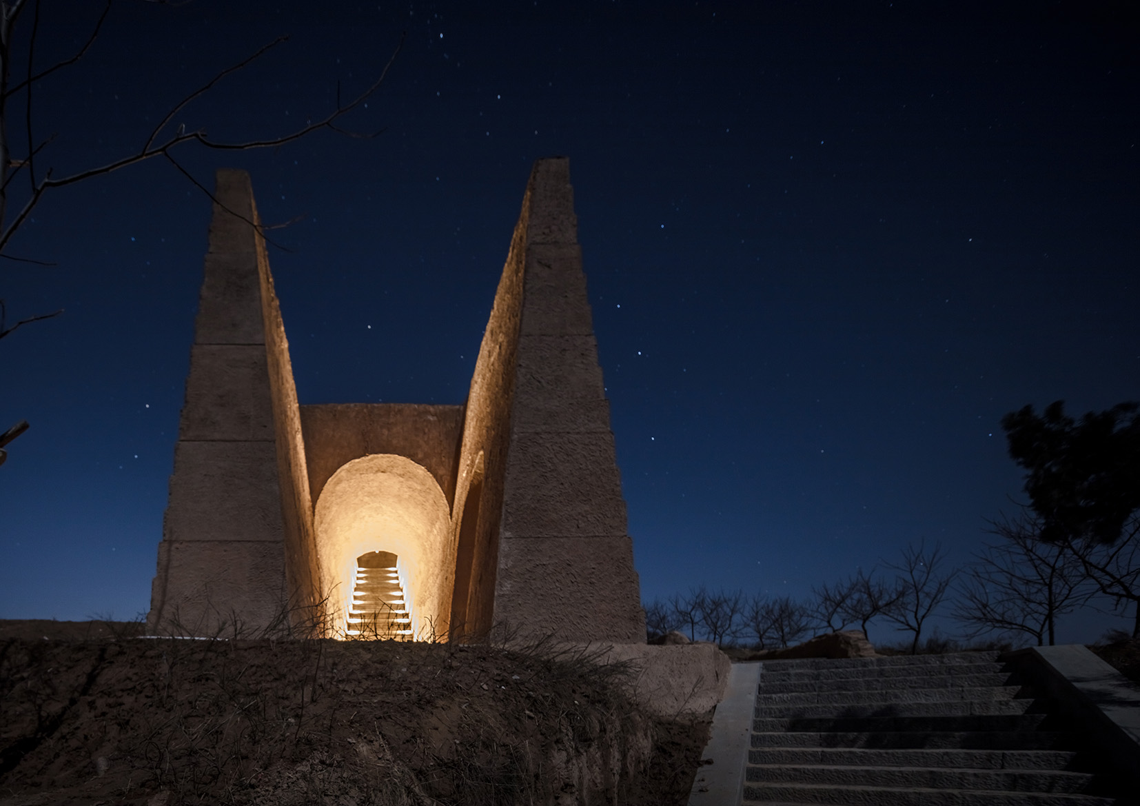A scenic view of Xihoudu Ruins