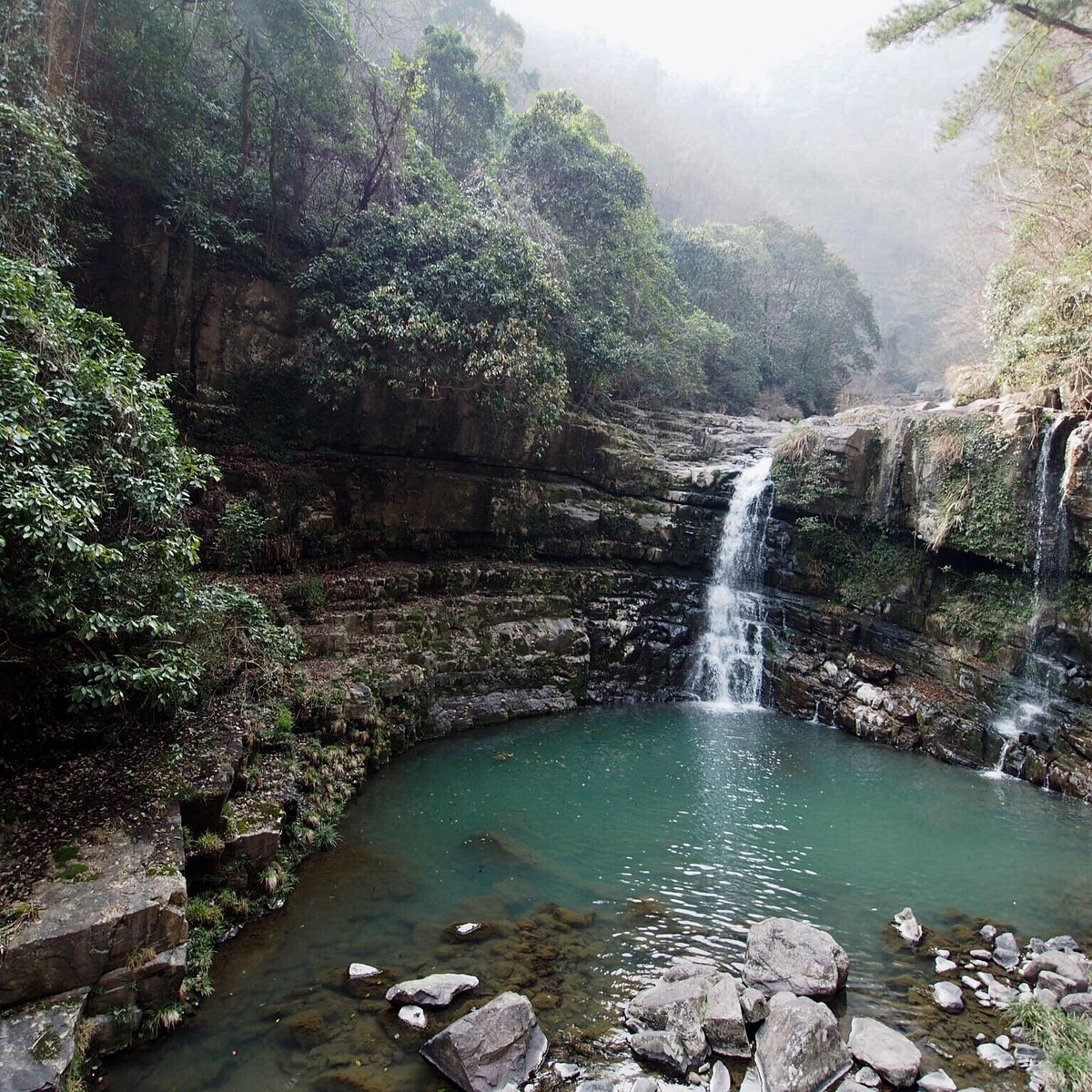 A scenic view of xikou-tengtou scenic area
