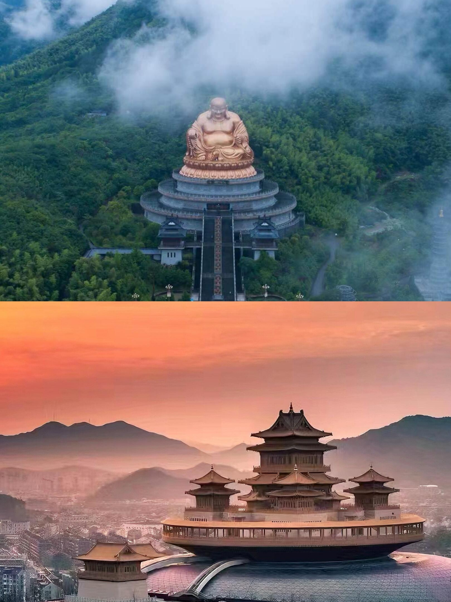 A scenic view of xikou-tengtou scenic area