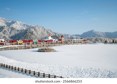 A scenic view of xiling snow mountain