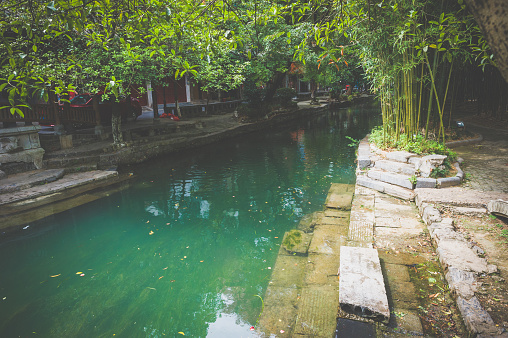 A scenic view of xing'an lingqu ancient canal