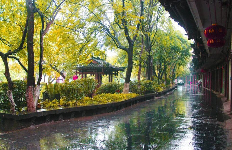 A scenic view of xing'an lingqu ancient canal
