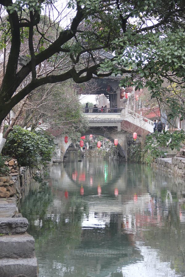 A scenic view of xing'an lingqu ancient canal