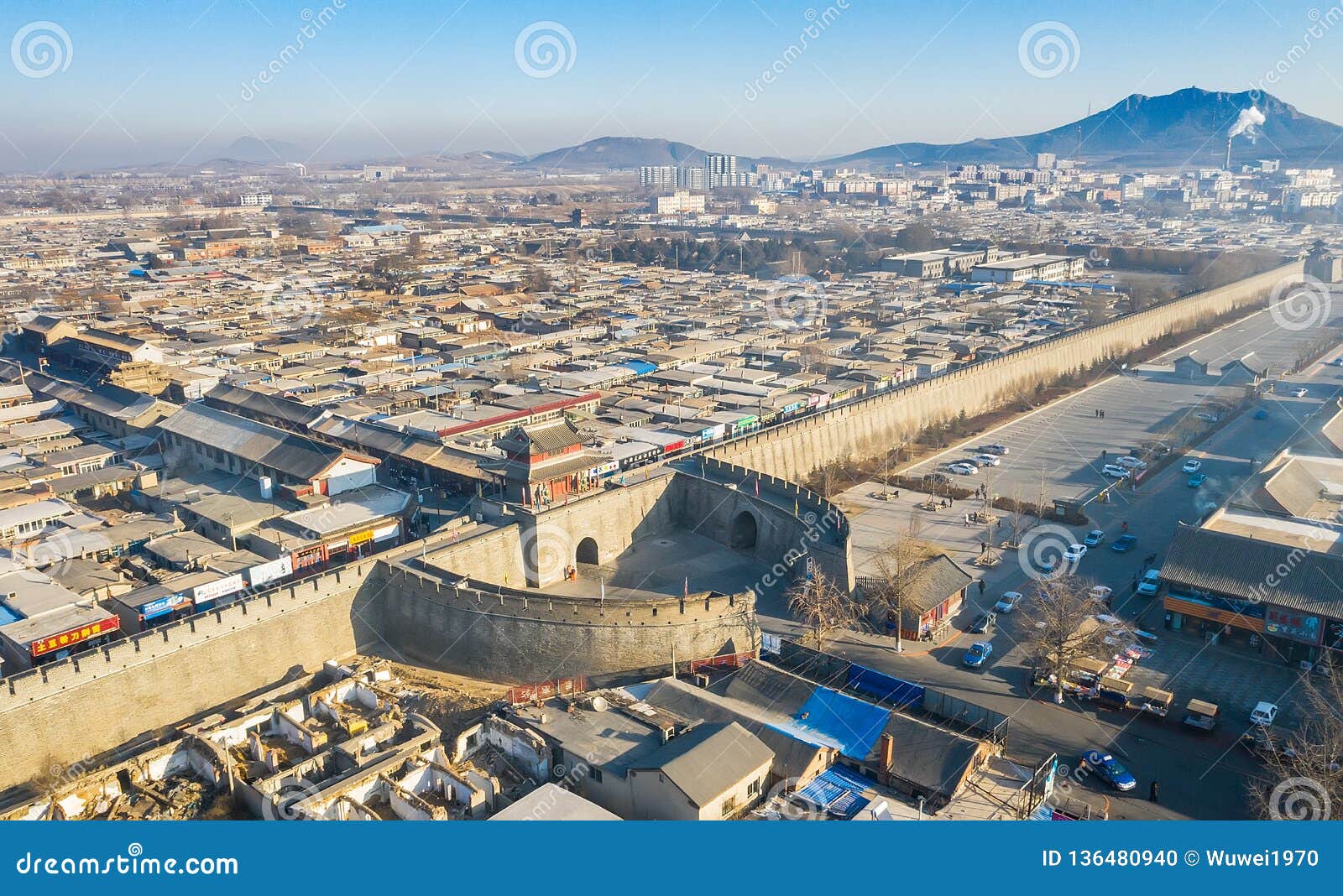 A scenic view of xingcheng_city_wall_heritage