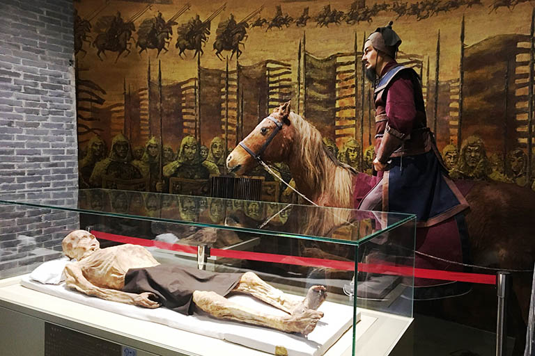 A scenic view of xinjiang museum