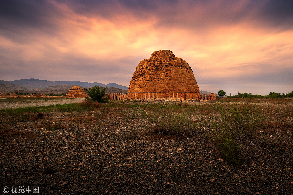 A scenic view of Xiongjiazhong Tomb Site