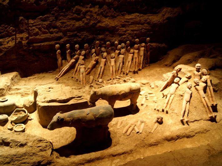 A scenic view of Xizhufeng Tomb Of Han Dynasty