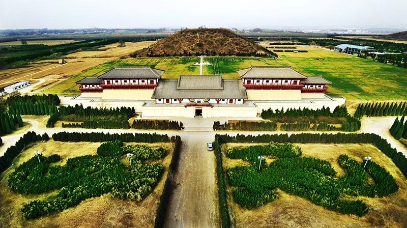 A scenic view of Xizhufeng Tomb Of Han Dynasty