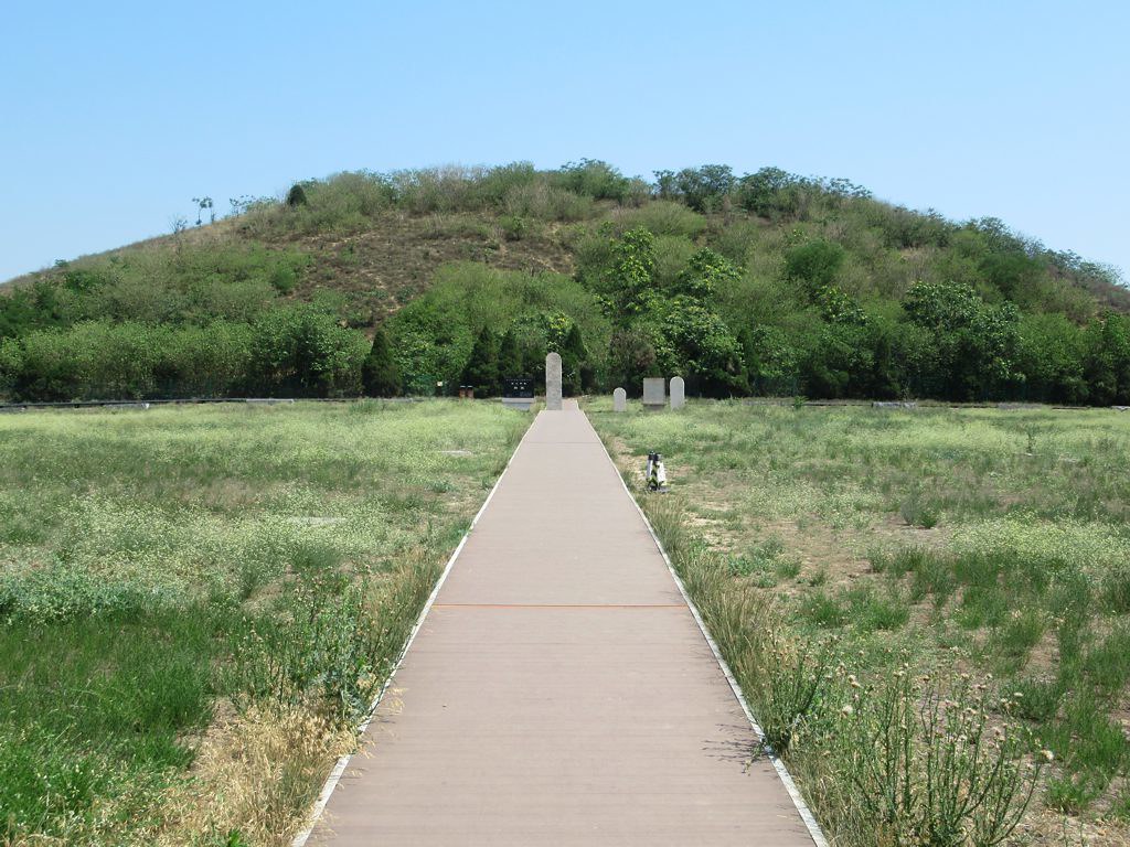 A scenic view of Xizhufeng Tomb Of Han Dynasty