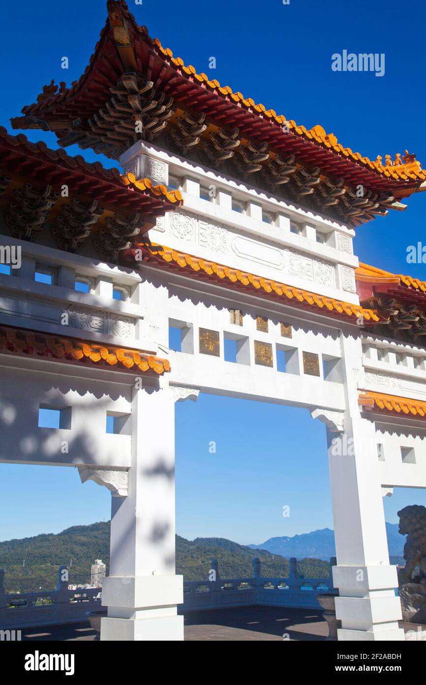 A scenic view of xuanzang temple