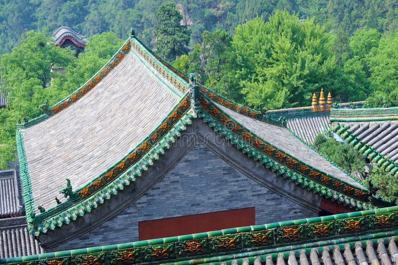 A scenic view of Xuanzhong Temple