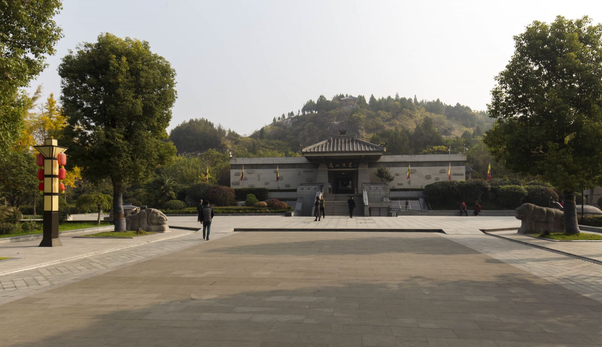 A scenic view of xuzhou han tombs