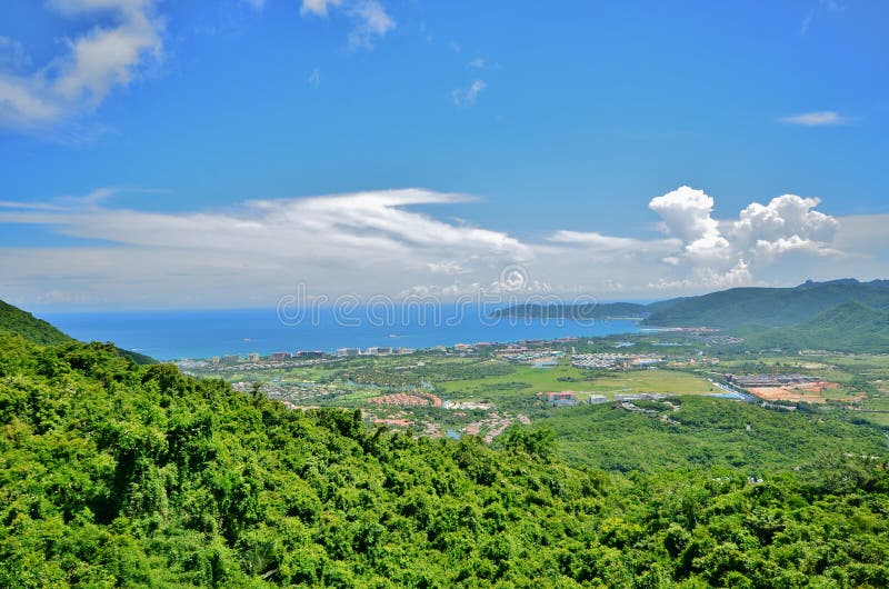 A scenic view of yalong_bay_tropical_paradise_forest_park