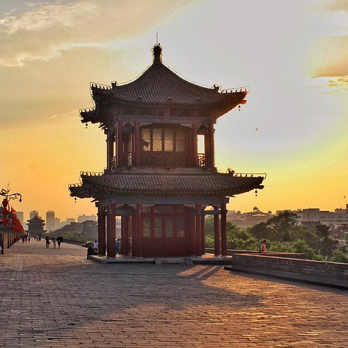 A scenic view of Yan Xiadu Ruins