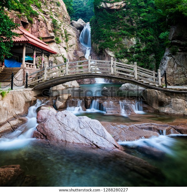 A scenic view of yanan_laoshan_national_forest_park_scenic_area