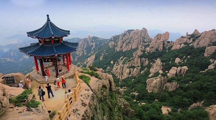 A scenic view of yanan_laoshan_national_forest_park_scenic_area