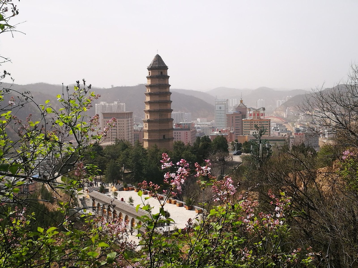 A scenic view of yanan_revolutionary_memorial_land_scenic_area