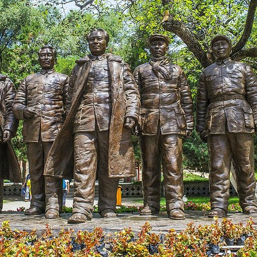 A scenic view of yanan_revolutionary_memorial_land_scenic_area