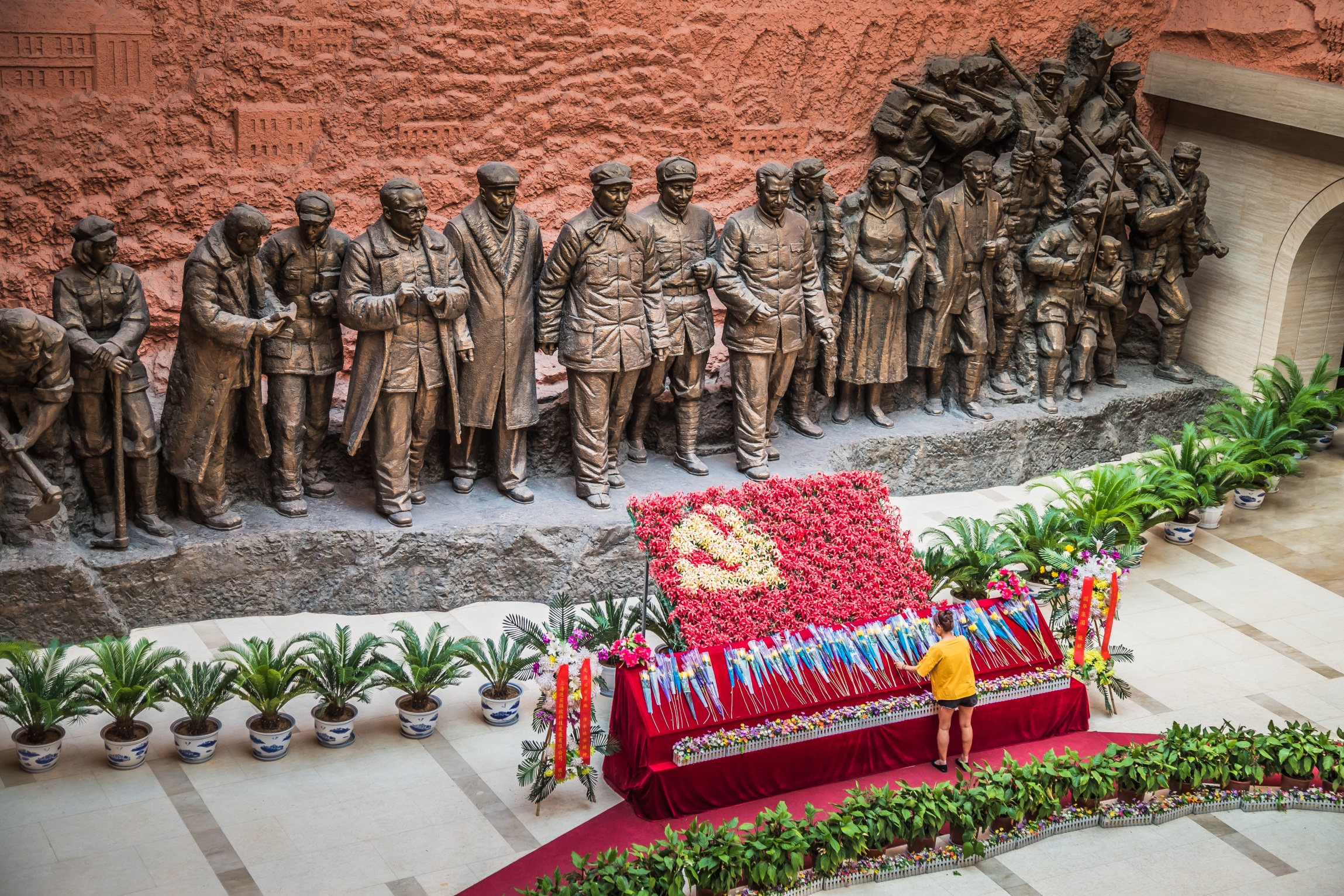 A scenic view of yanan_revolutionary_memorial_land_scenic_area