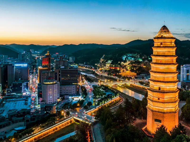 A scenic view of yanan_revolutionary_site